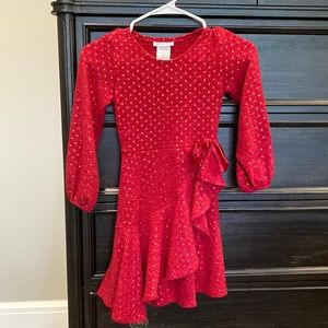 Girls red dress